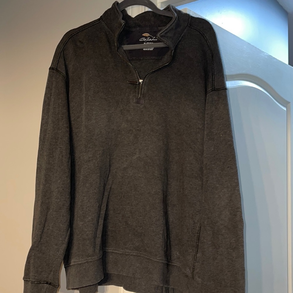 Gray 1/4 Zip Pullover